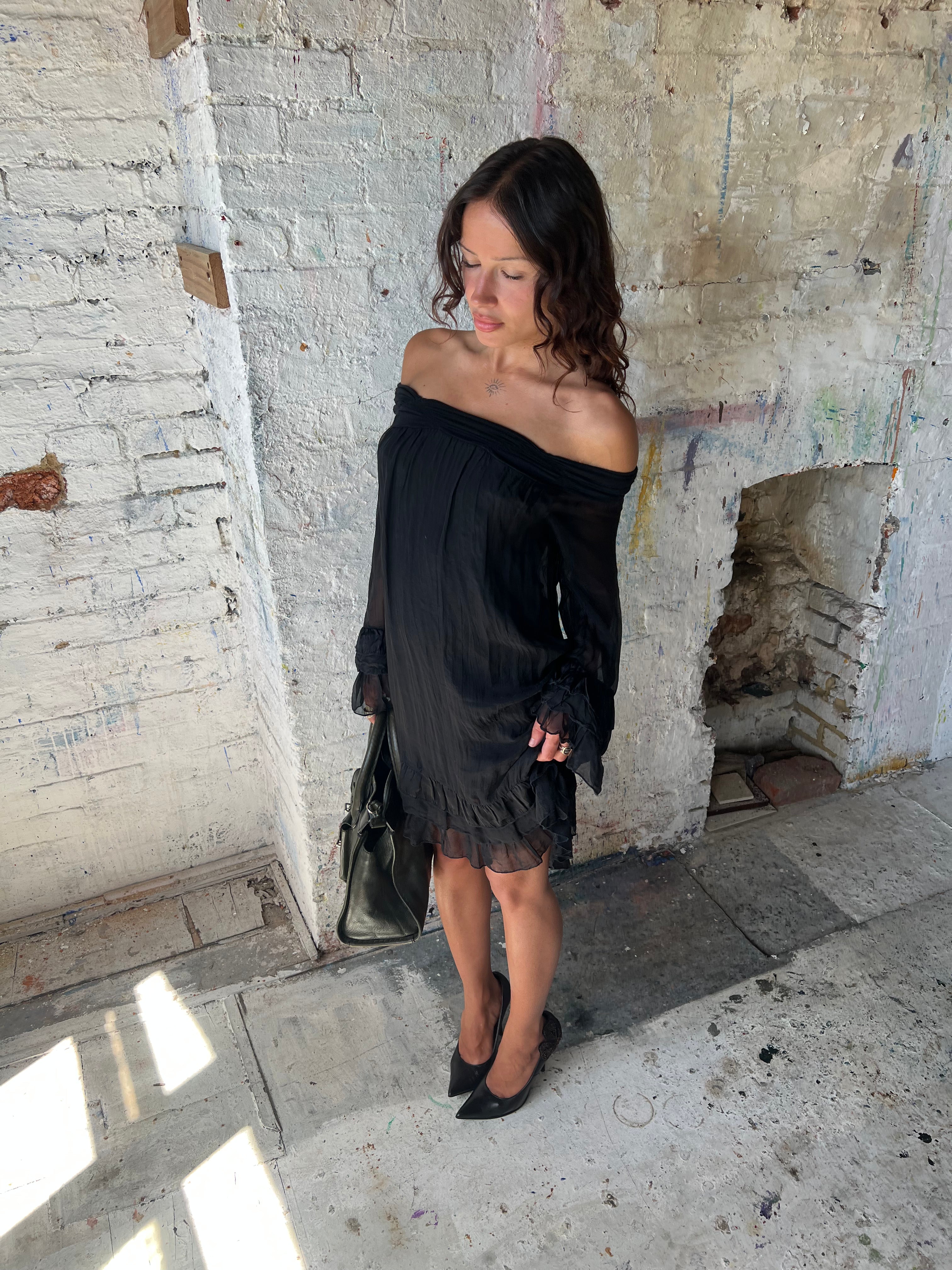 silk dress