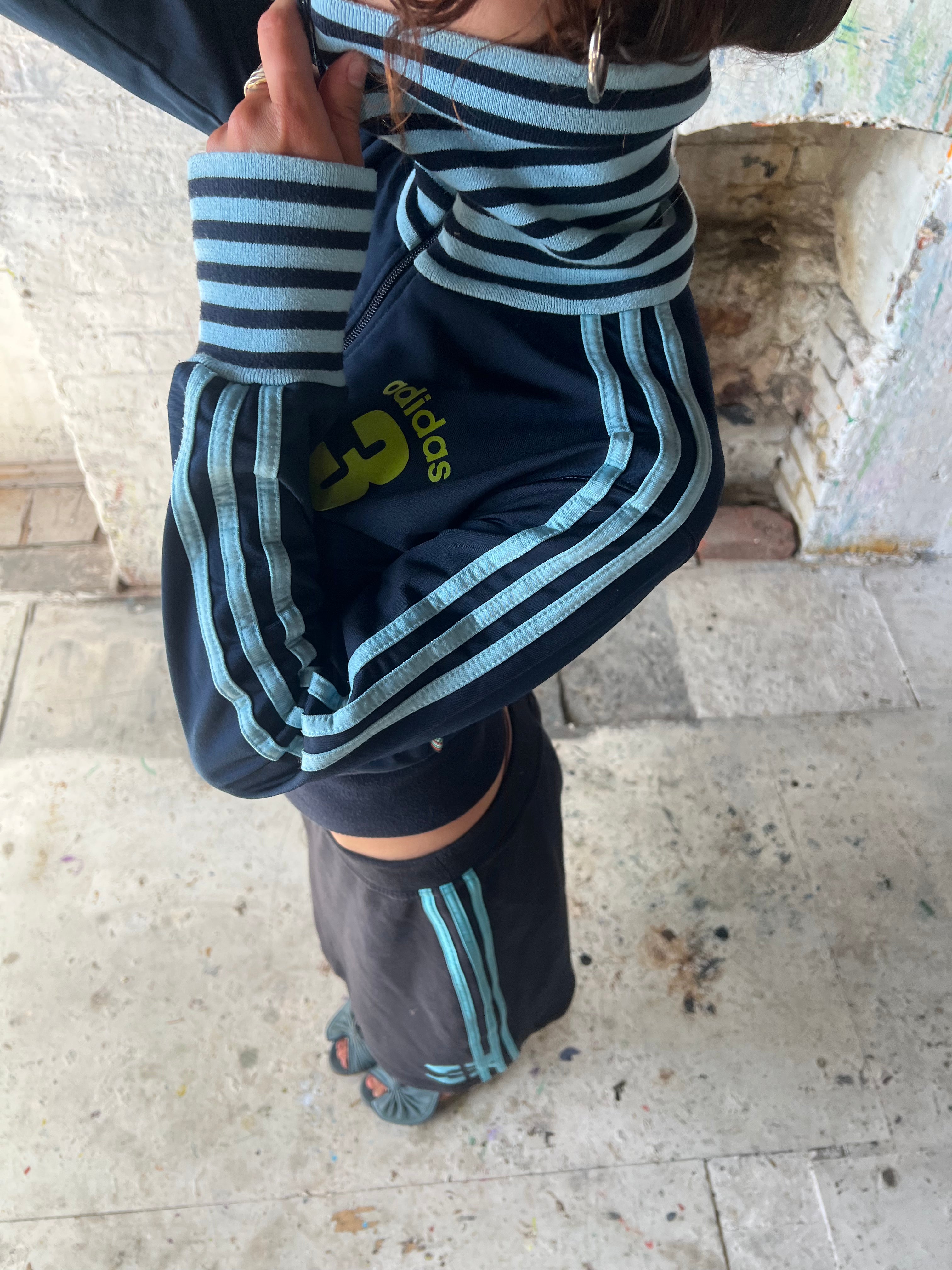 rare adidas zip up
