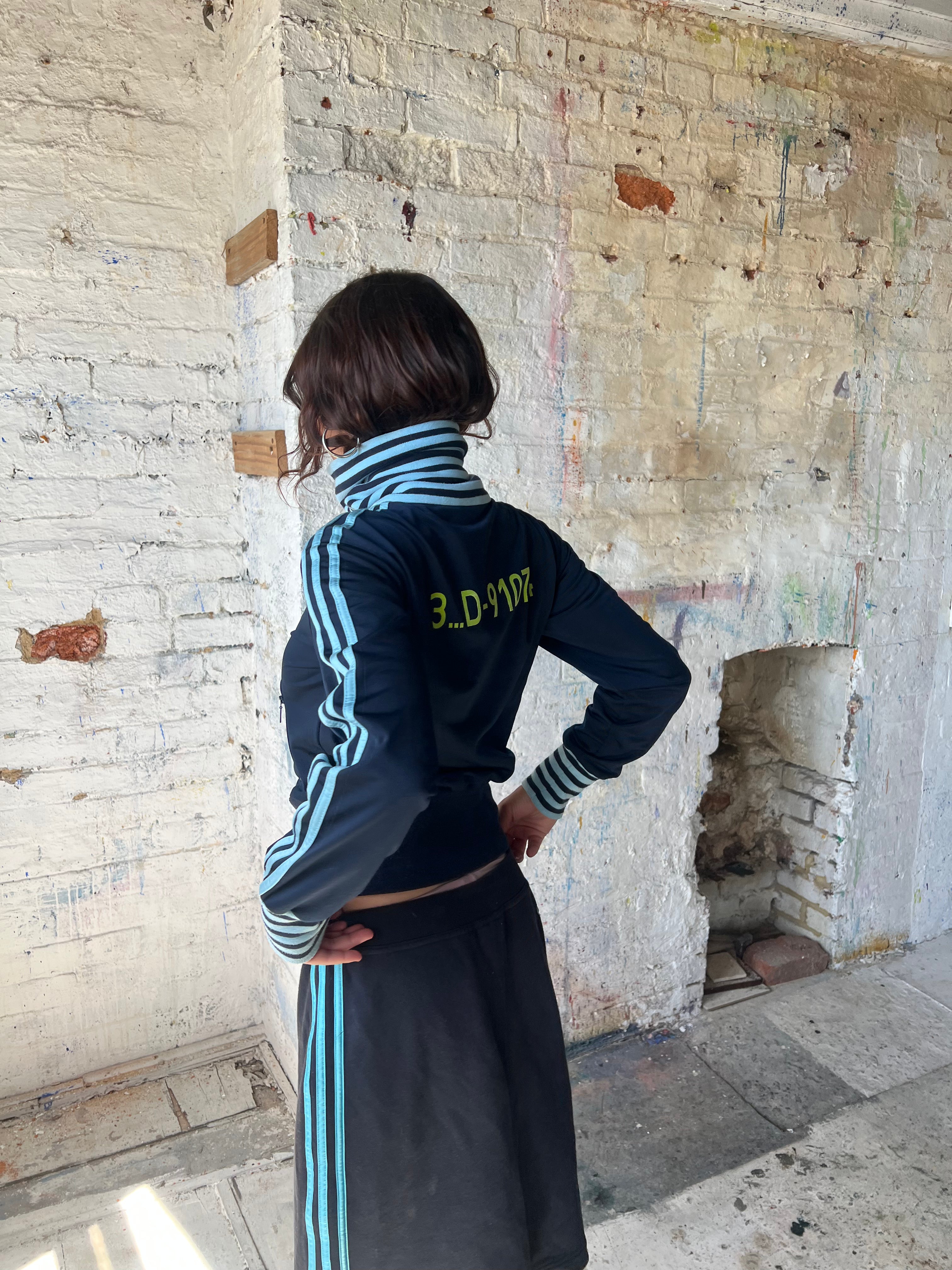 rare adidas zip up