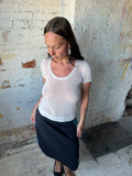 crochet knit top