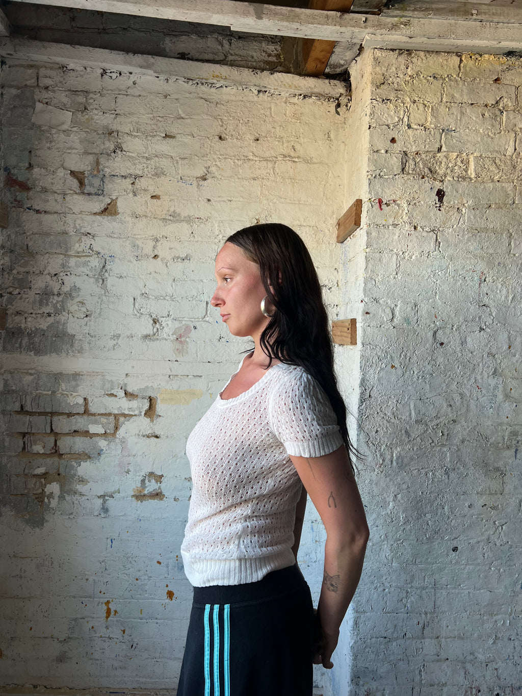 crochet knit top