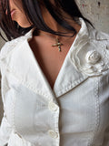 vintage rosette jacket