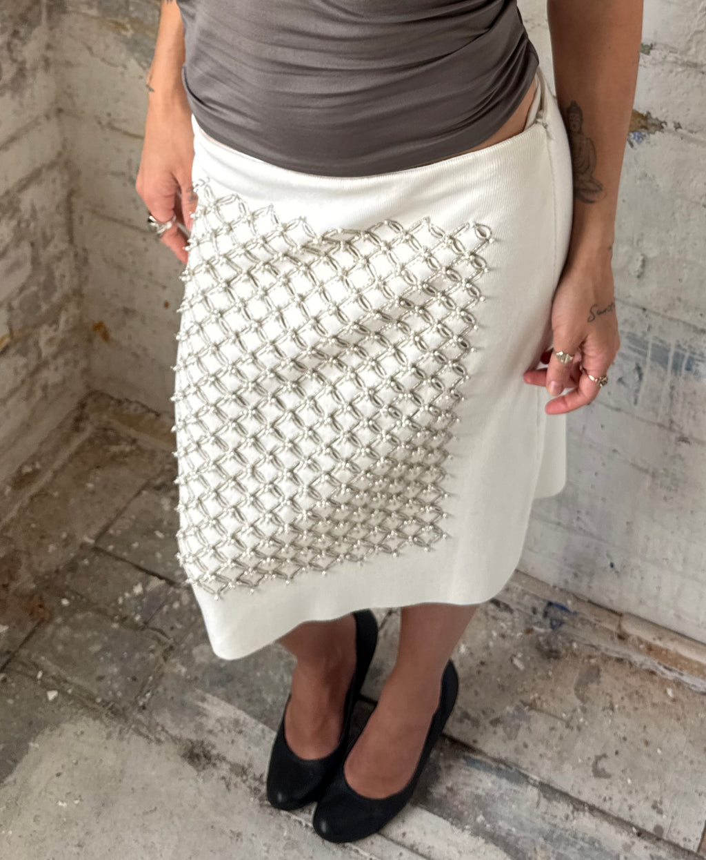 oscar de la renta skirt